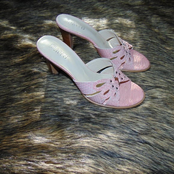 Franco Sarto Open Toe Mules (8.5) - Picture 2 of 8